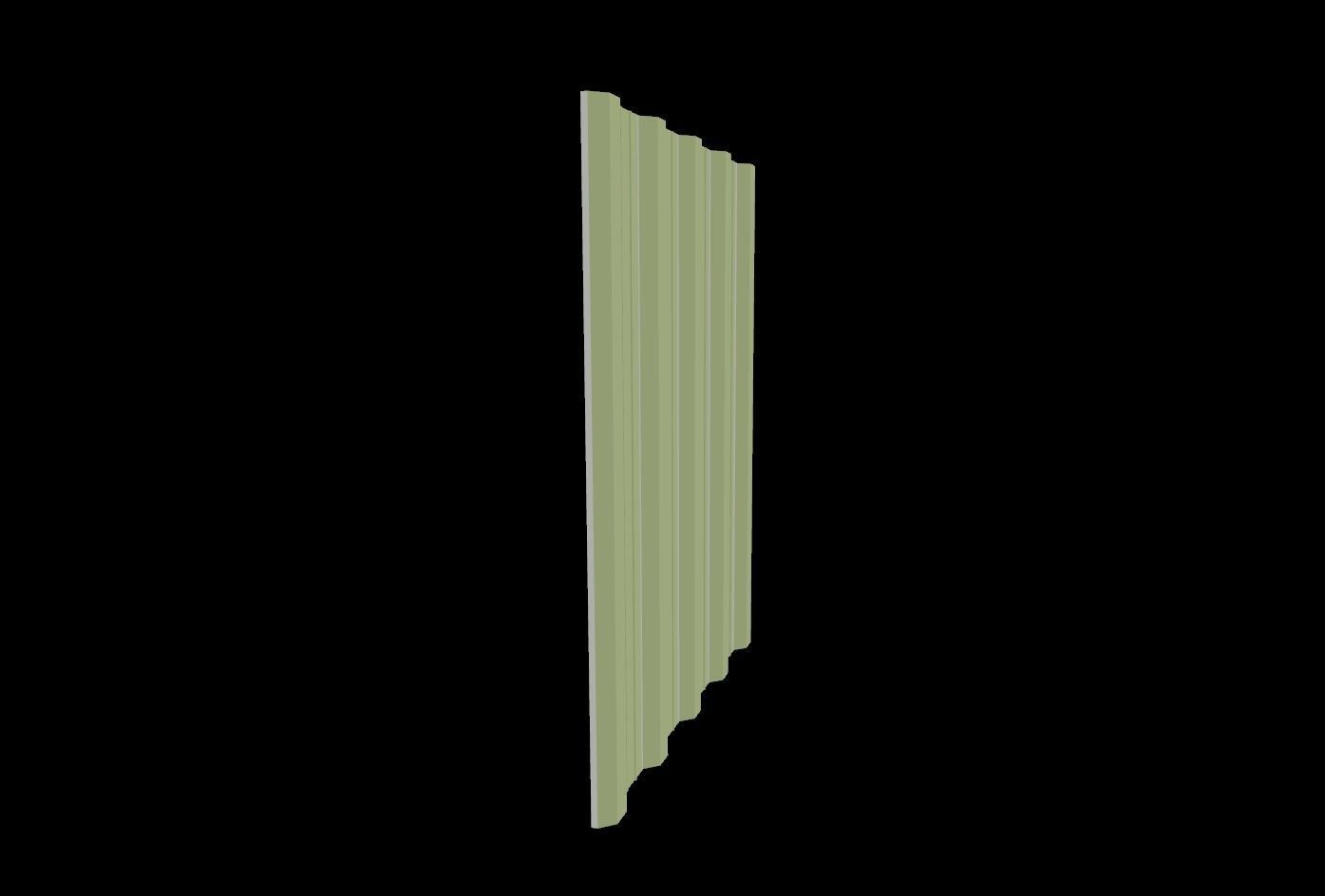 Building Cladding Low-poly 3D model_8