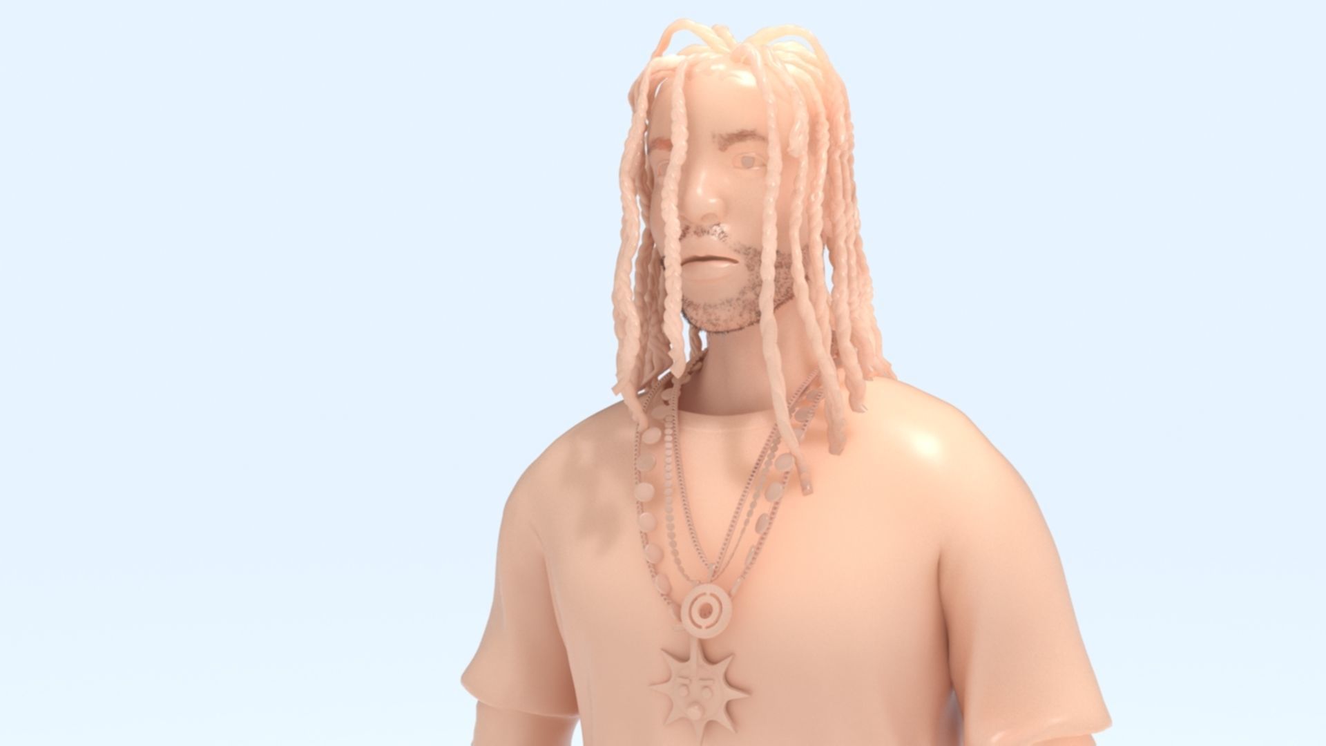 Chief Keef 3D Model Sculpture 3D print model_10