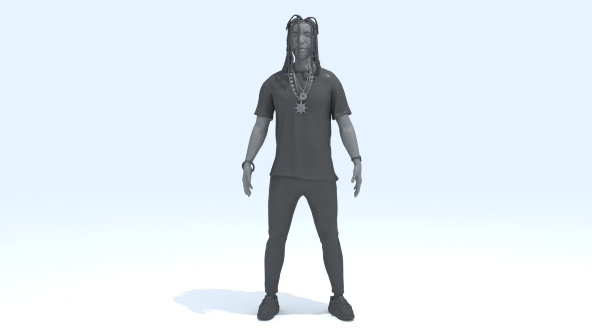 Chief Keef 3D Model Sculpture 3D print model_4
