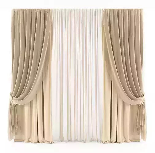 Curtain 3D model 73
