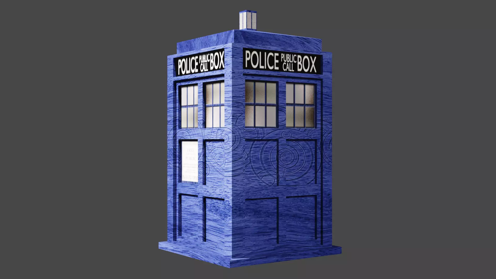 Doctor Who Tardis 3D model