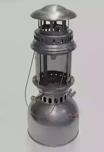 Lamplight metal lantern
