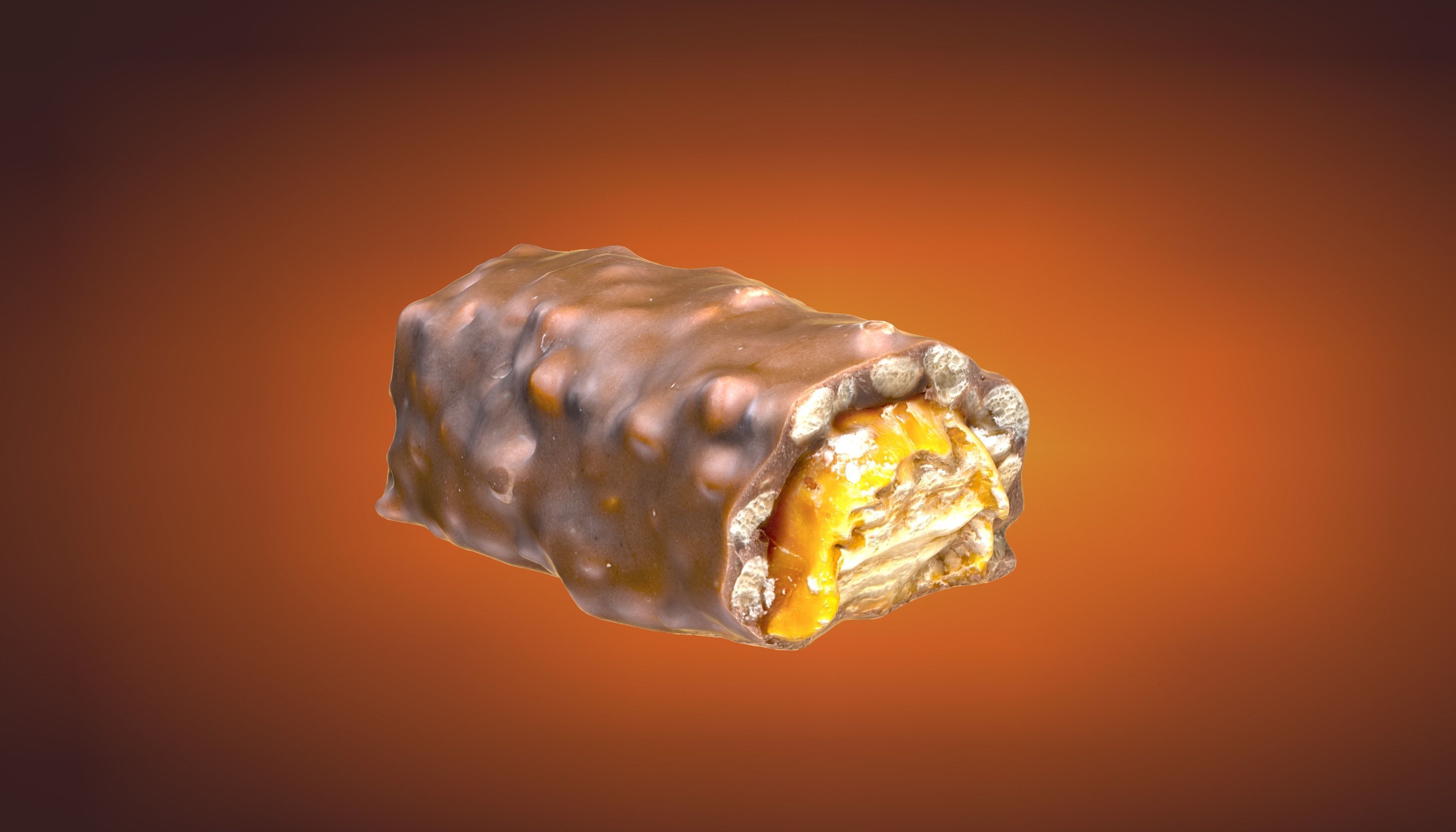 Lion chocolate bar photoscan Low-poly 3D model_2