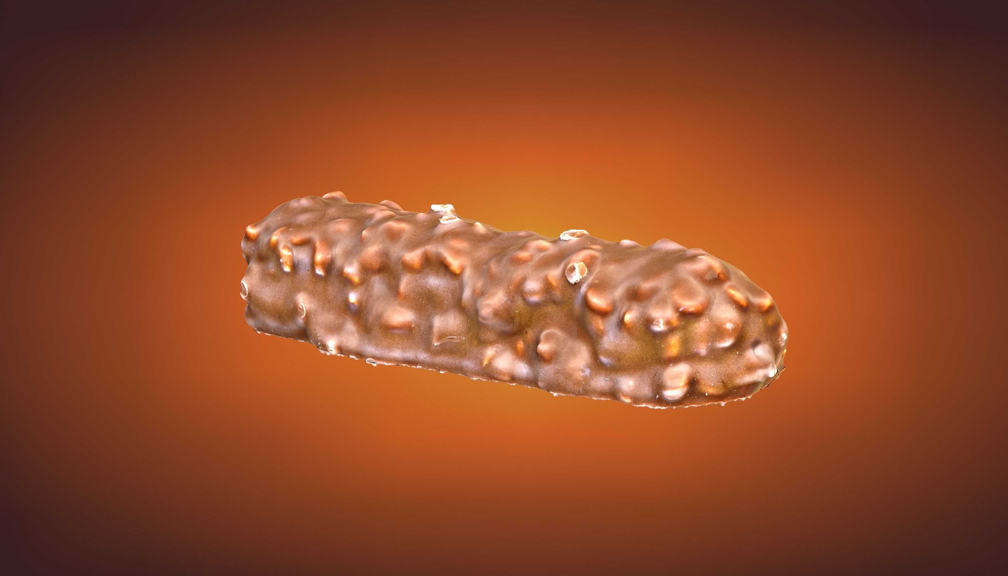 Lion chocolate bar photoscan Low-poly 3D model_8