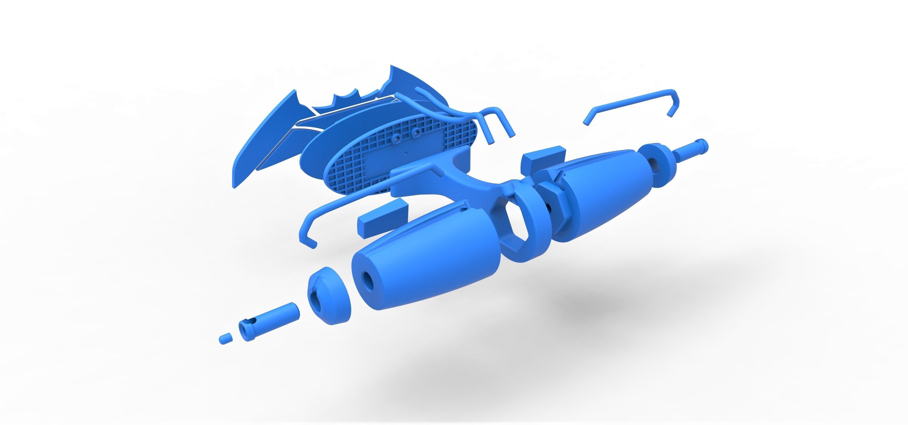 Burn mark from the game Batman Arkham Knight 3D print model_26
