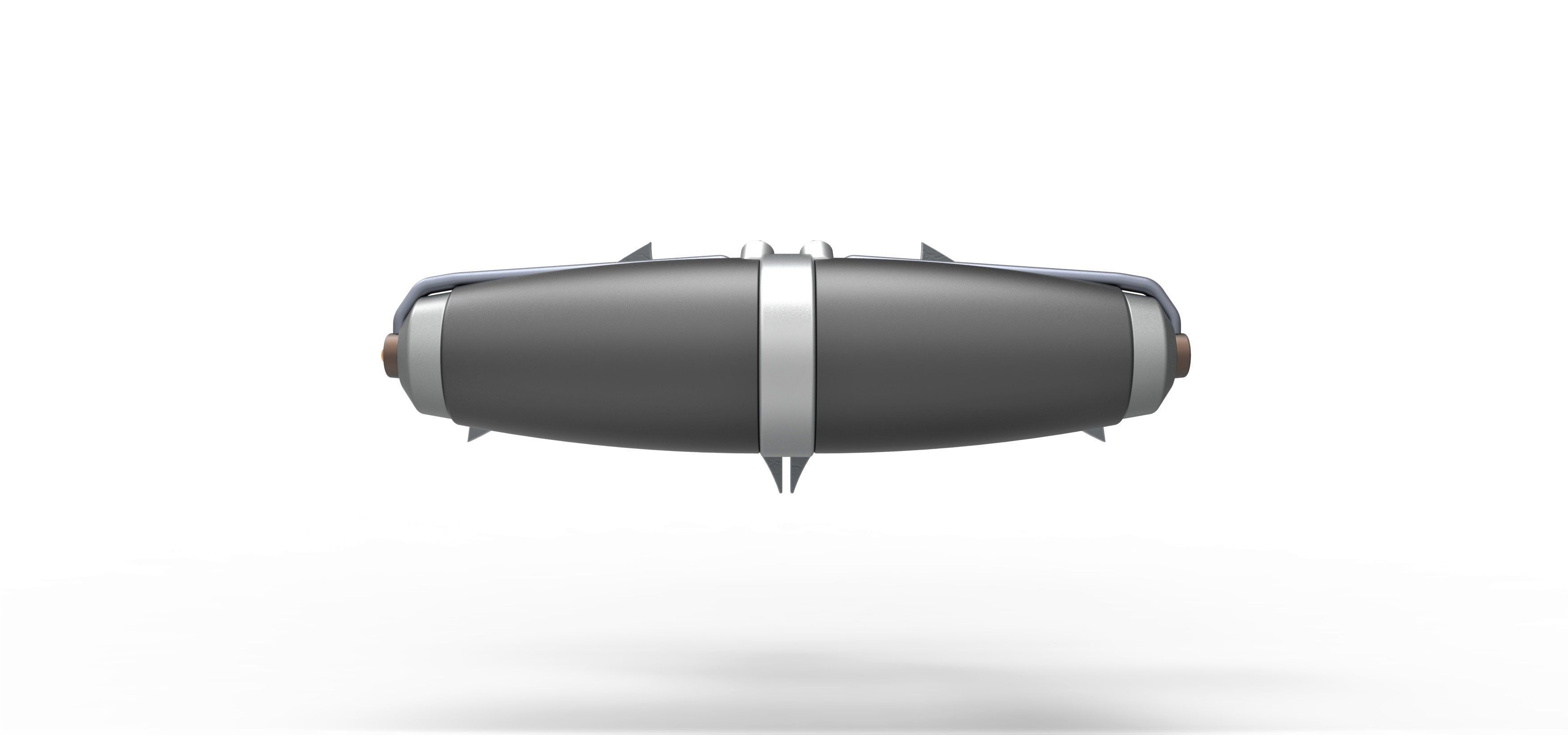 Burn mark from the game Batman Arkham Knight 3D print model_11