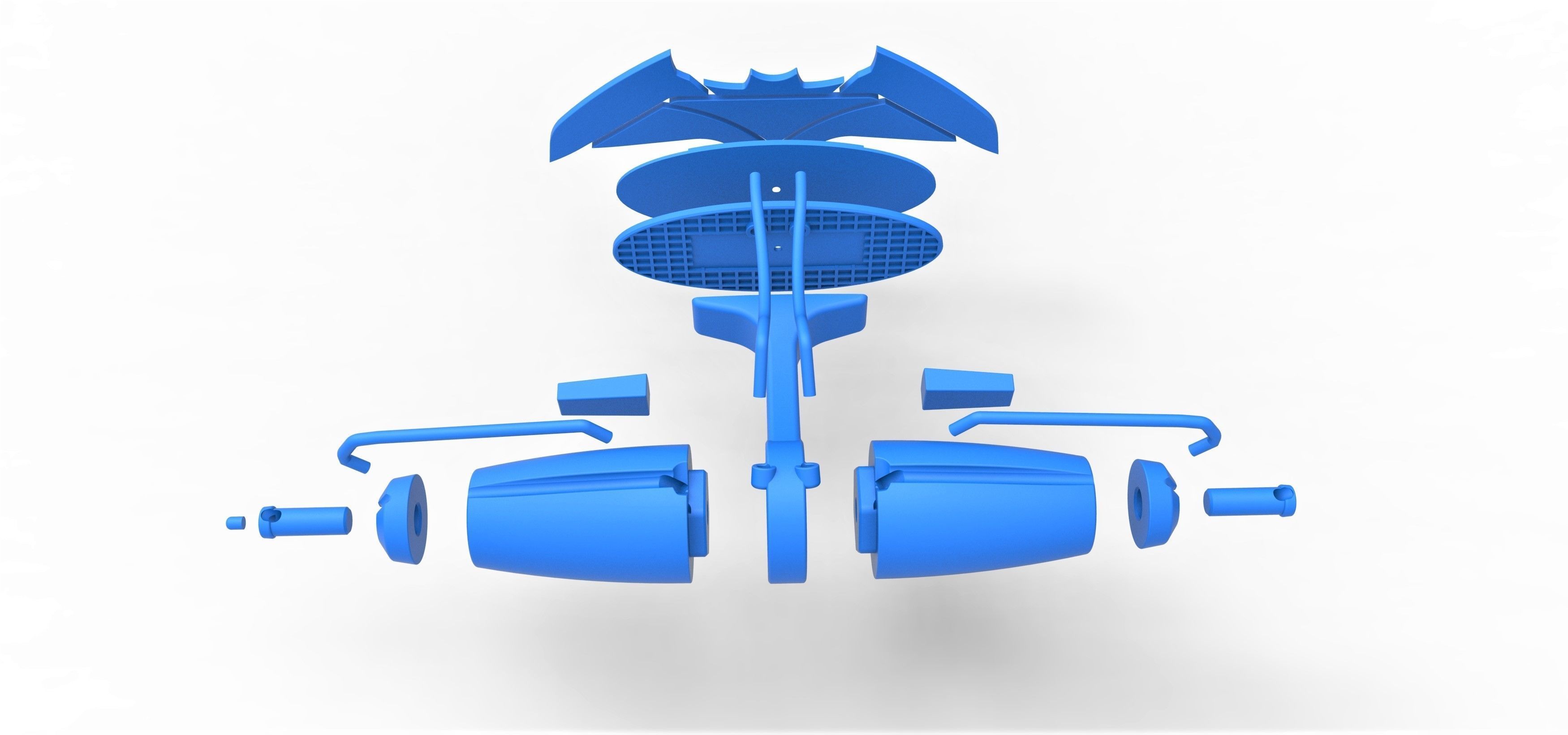 Burn mark from the game Batman Arkham Knight 3D print model_27