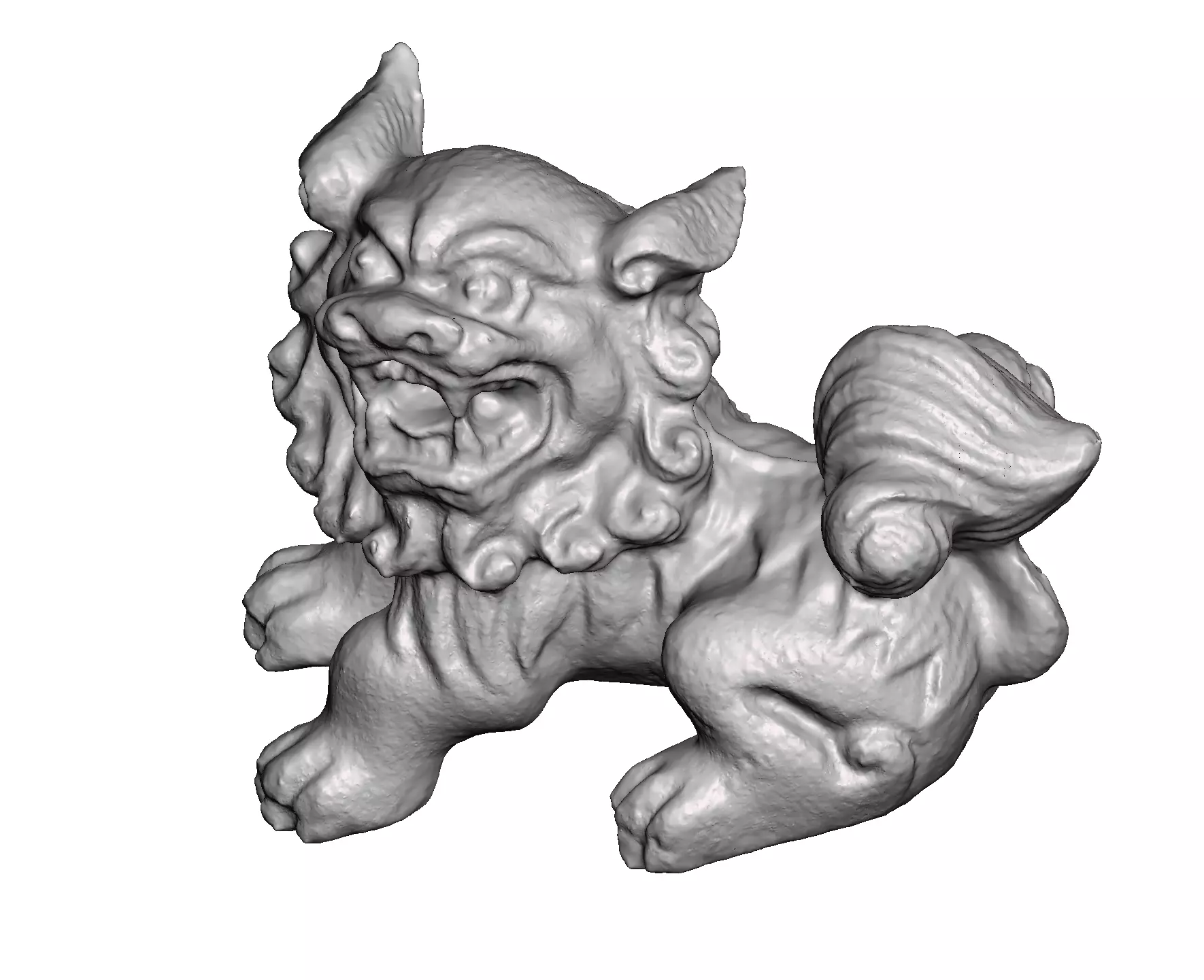 Komainu Netsuke 3D print model