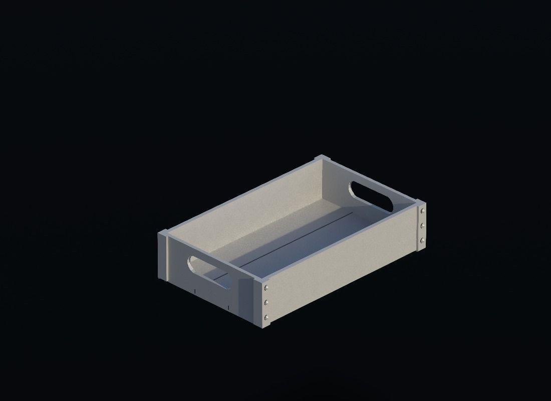 3D model Wooden Box 01 VR / AR / low-poly | CGTrader