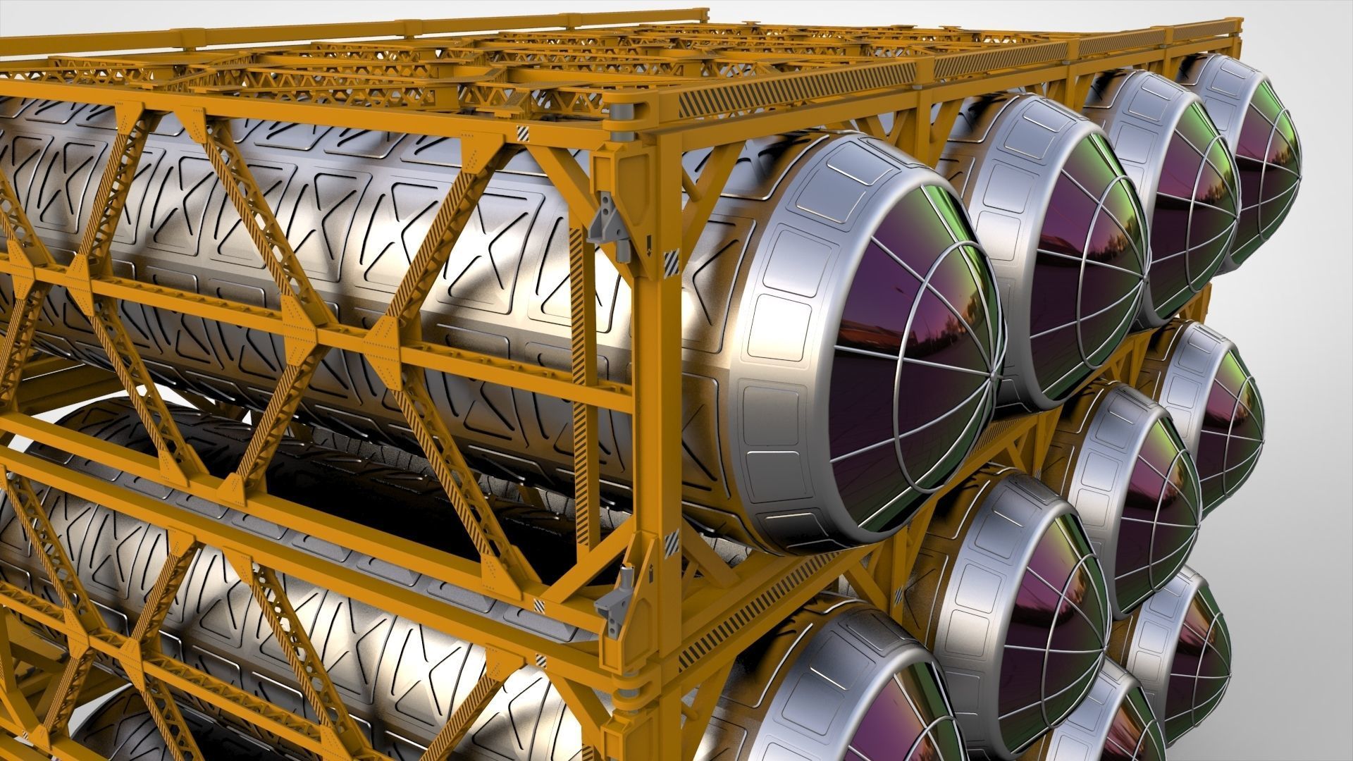 sci-fi architecture 10 3D model_20