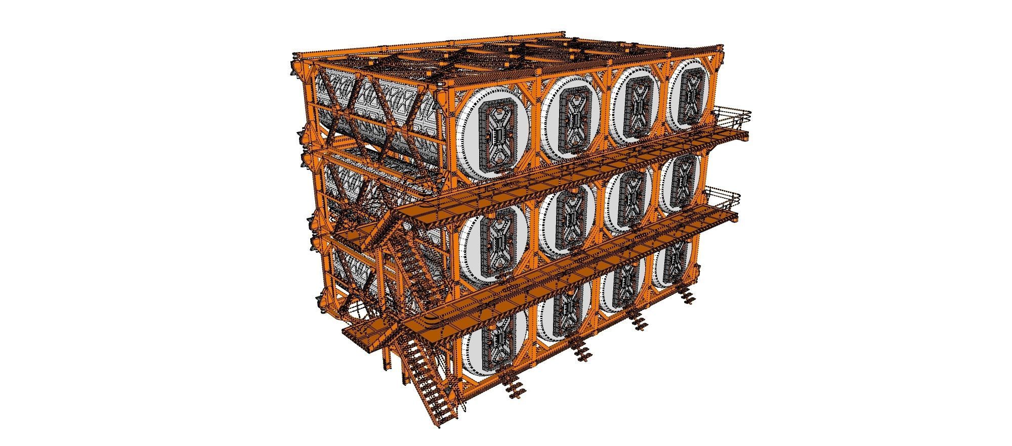 sci-fi architecture 10 3D model_27