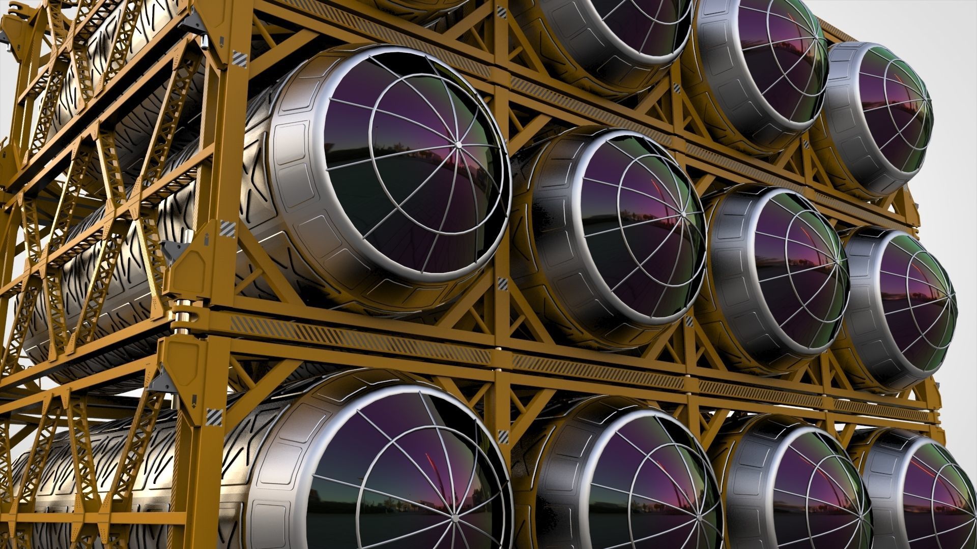 sci-fi architecture 10 3D model_21