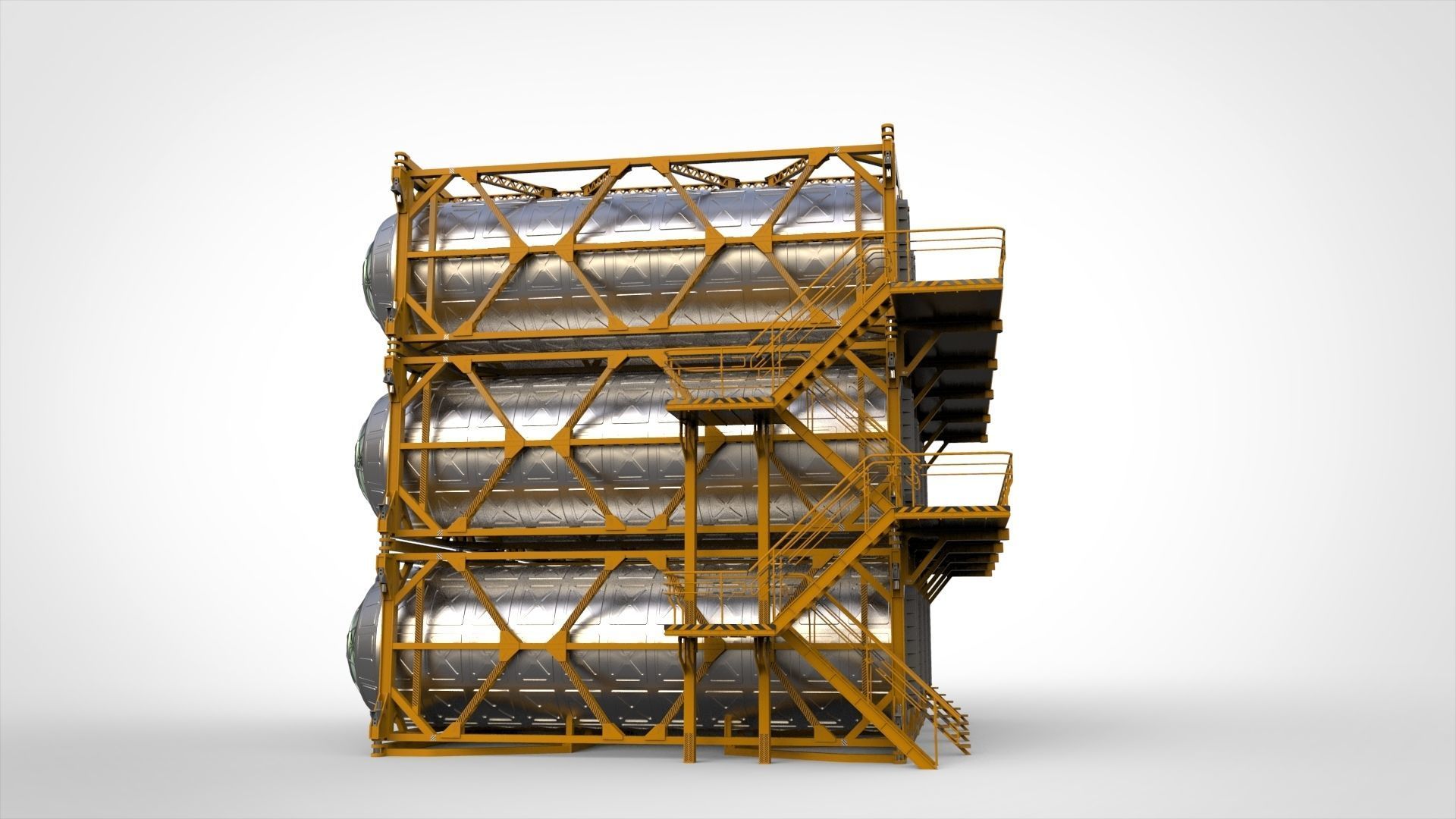 sci-fi architecture 10 3D model_9