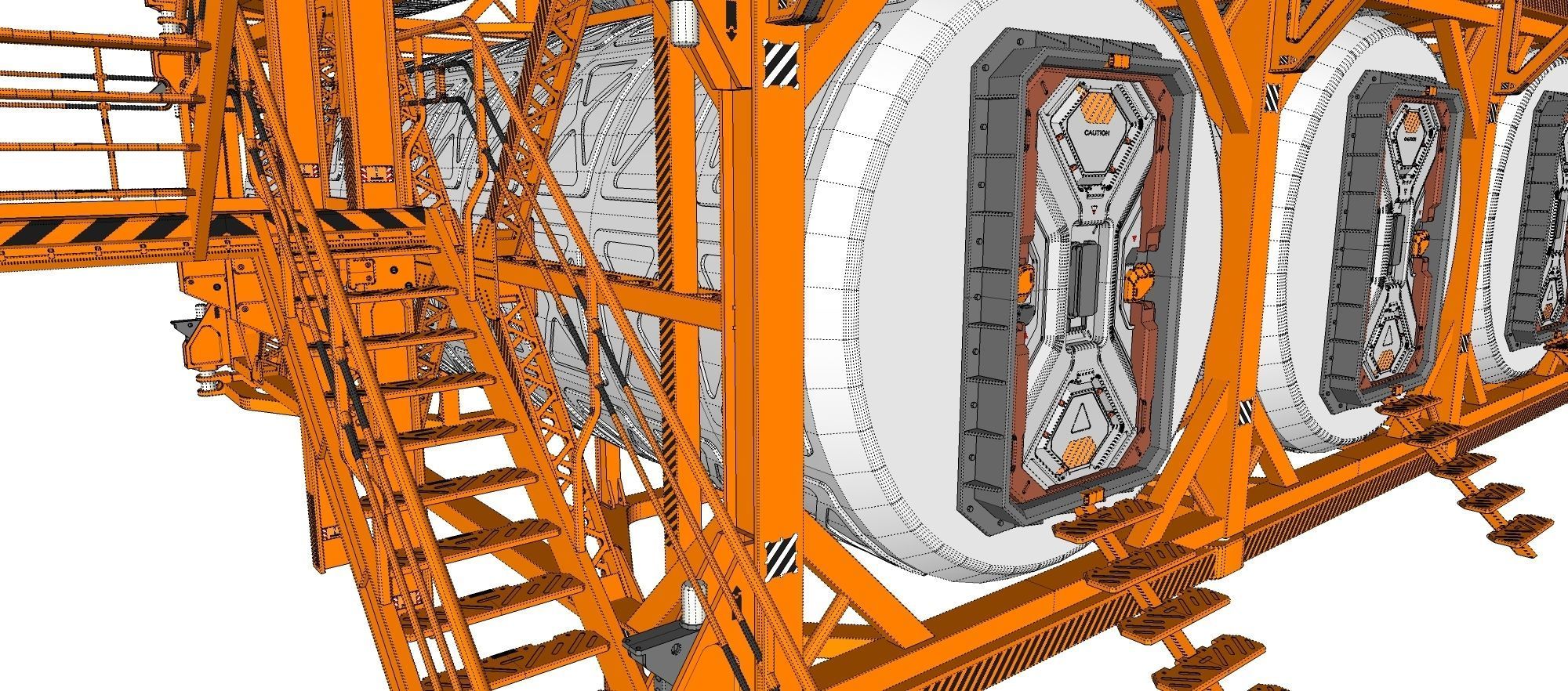 sci-fi architecture 10 3D model_30
