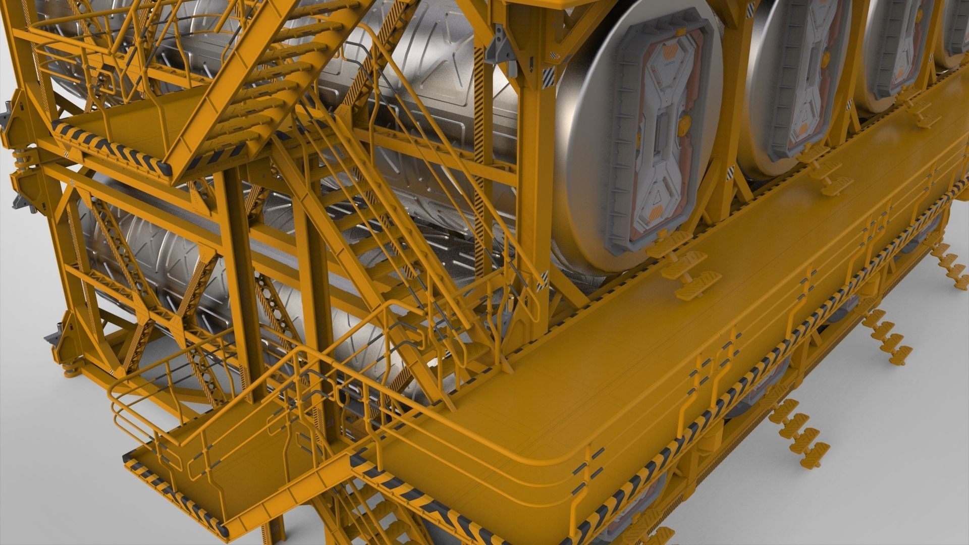 sci-fi architecture 10 3D model_13