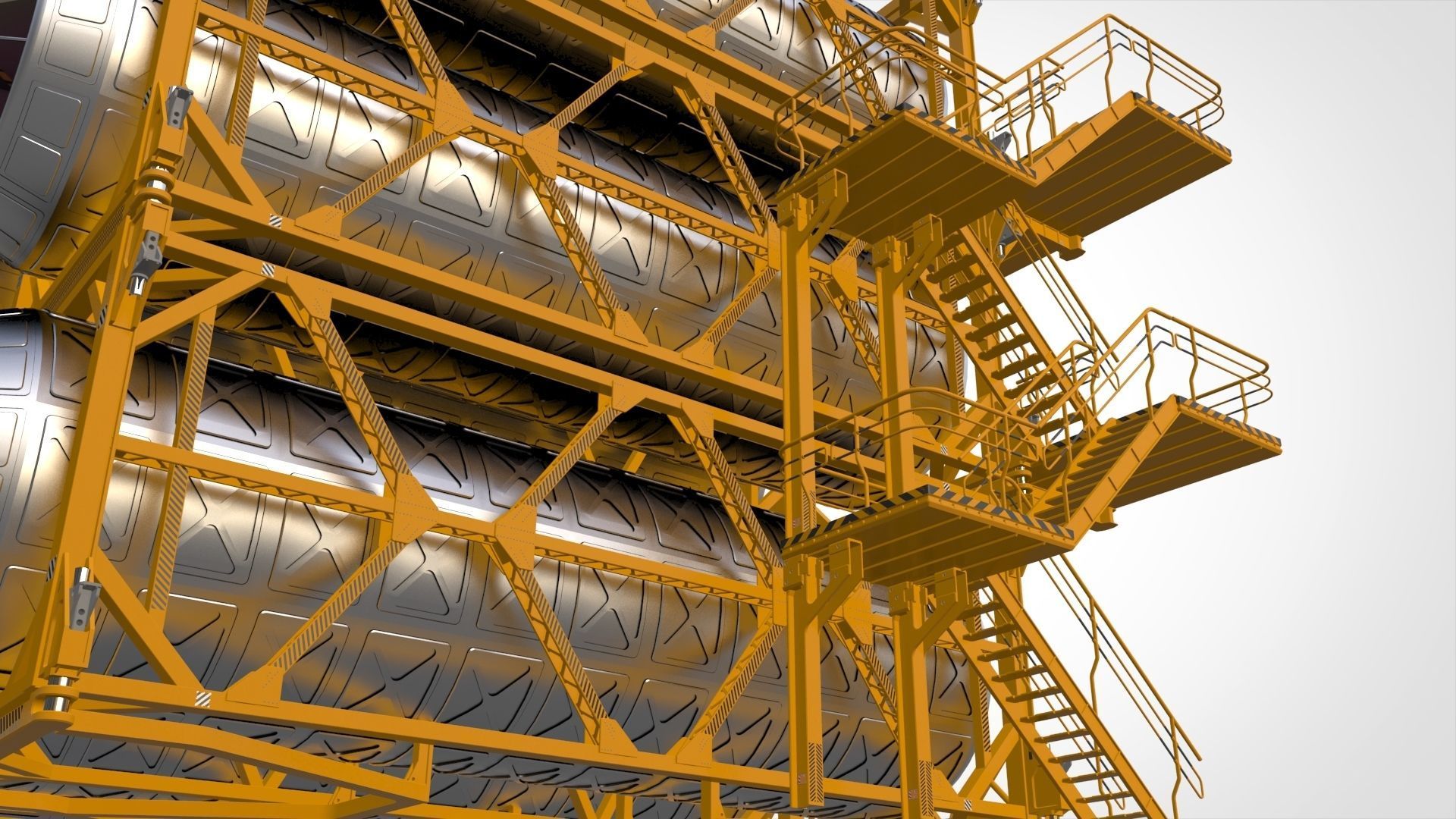 sci-fi architecture 10 3D model_17