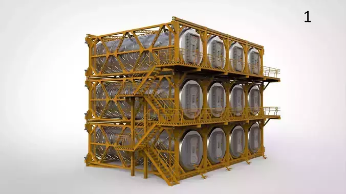 sci-fi architecture 10 3D model sci-fi architecture 10 3D model