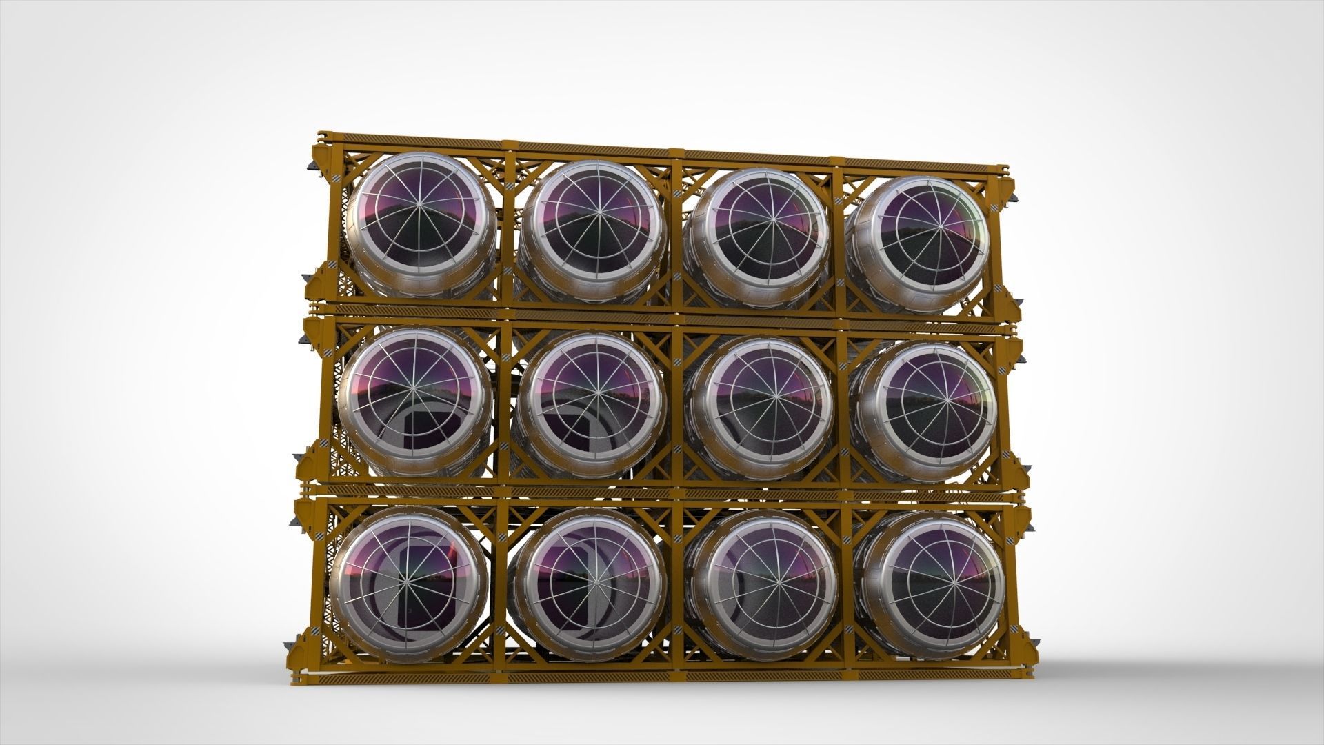 sci-fi architecture 10 3D model_7