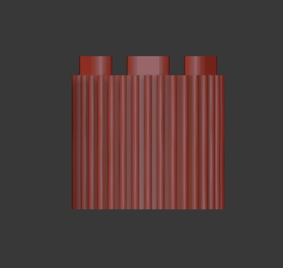 Ribbed Knob 3D print model_2