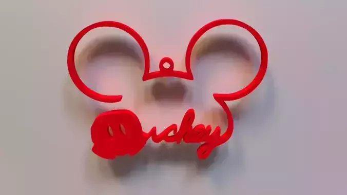 mickey mouse pendant 