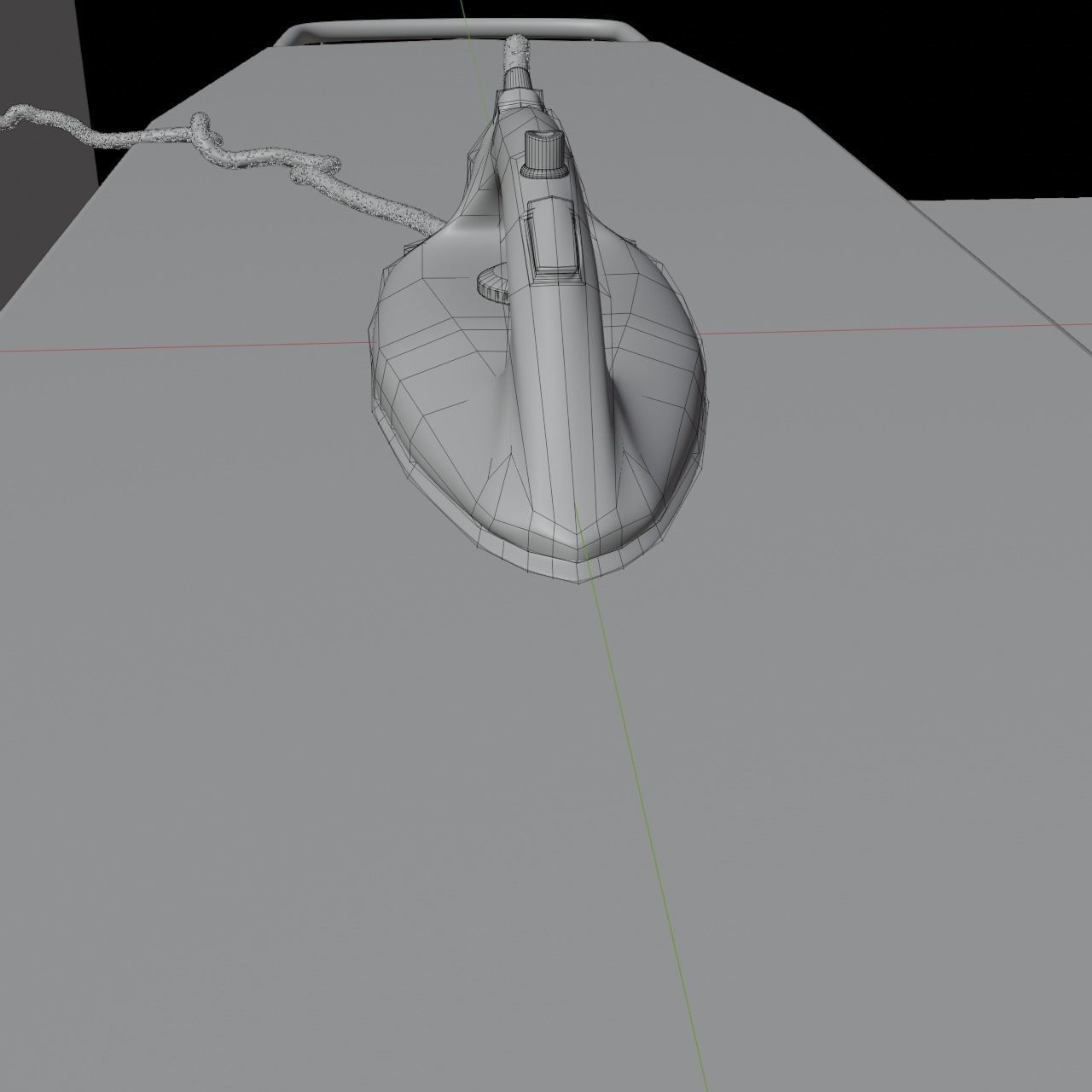 Ironing board Low-poly 3D model_14