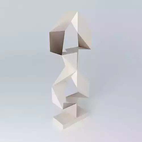 Abstract Geometric sculpture Free 3D model
