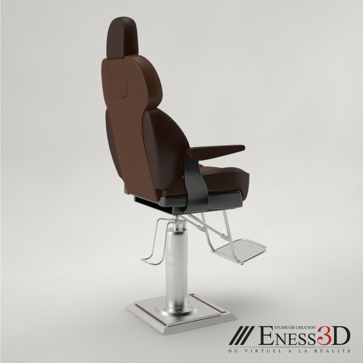 Pro - RECARO Caspian Seat 3D model_3