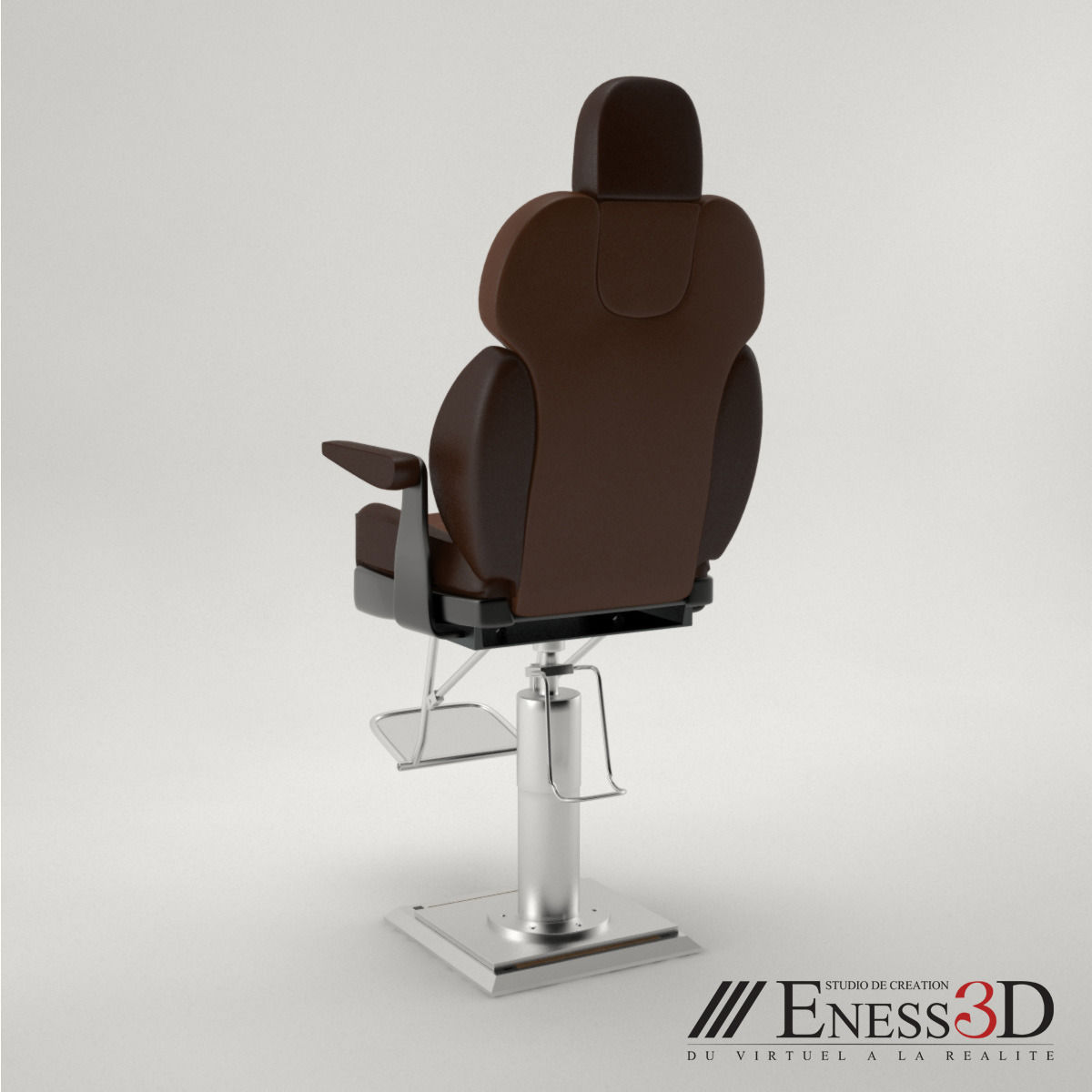 Pro - RECARO Caspian Seat 3D model_1