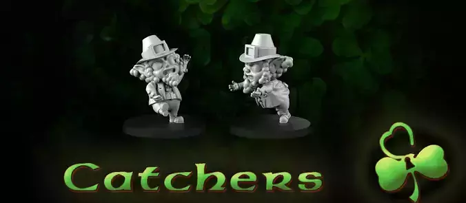 Catcher leprechauns 3D print model