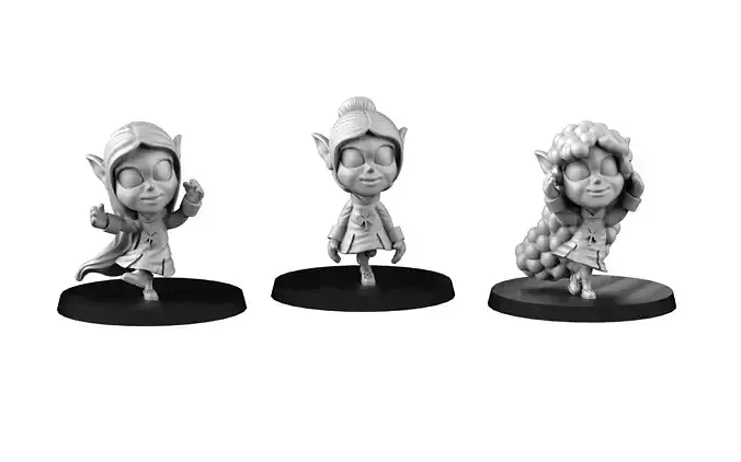 Cheerleader St-Patrick 3D print model