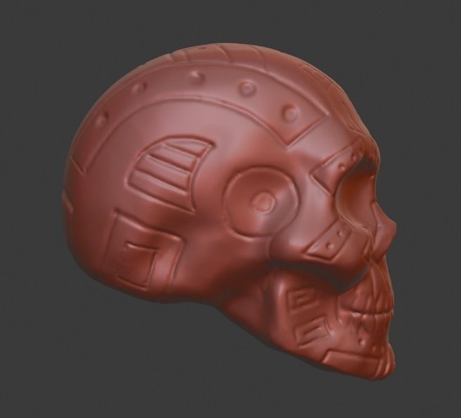 Calaca Skull 3D Print 3D print model_3