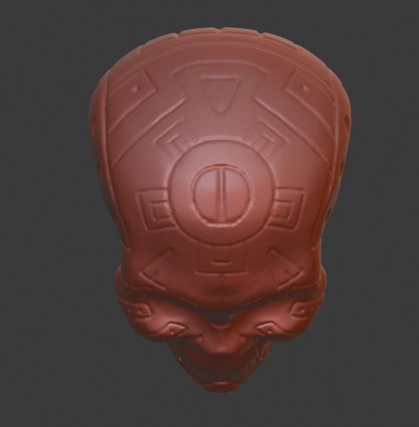 Calaca Skull 3D Print 3D print model_4