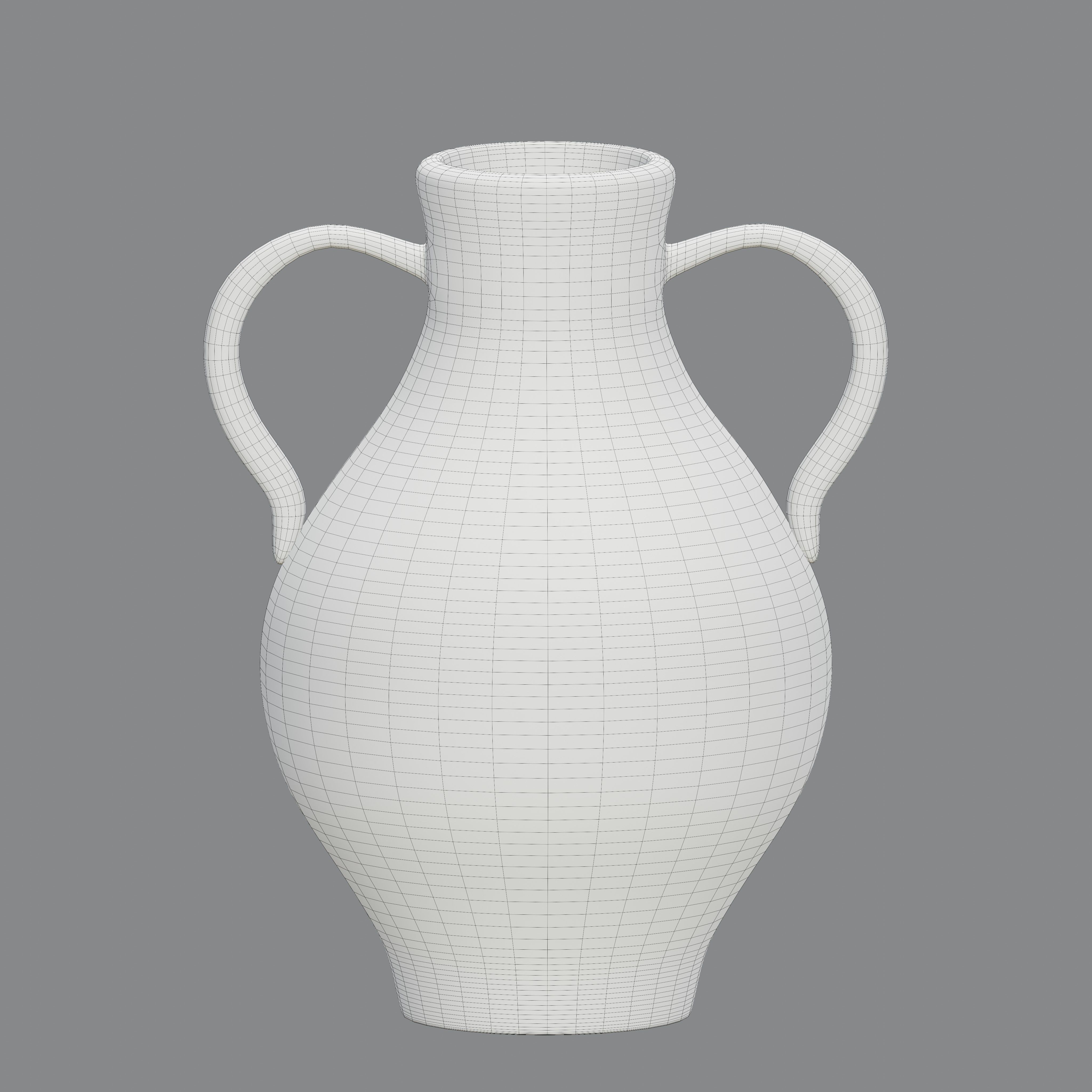 Old jug 04 Low-poly 3D model_4