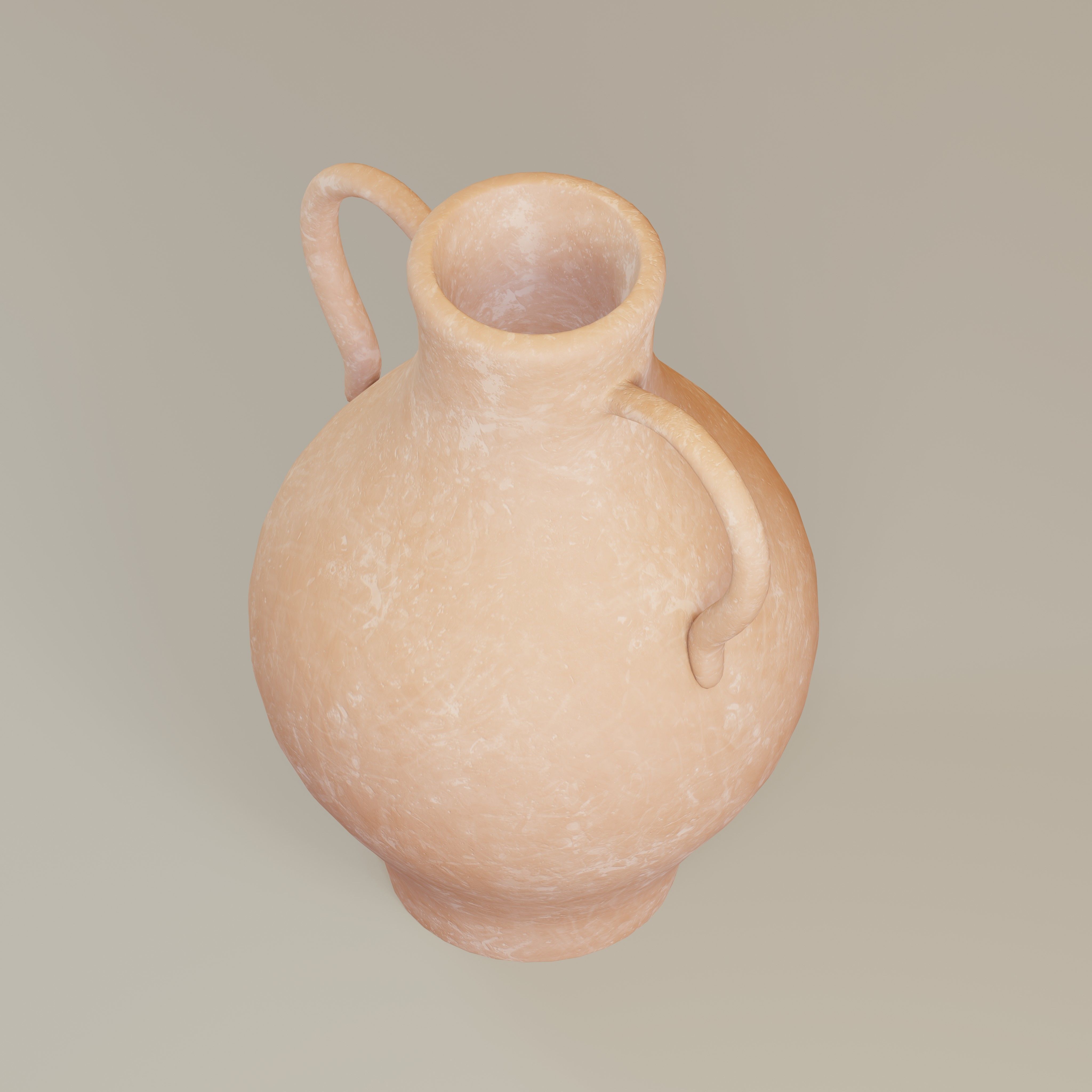 Old jug 04 Low-poly 3D model_1