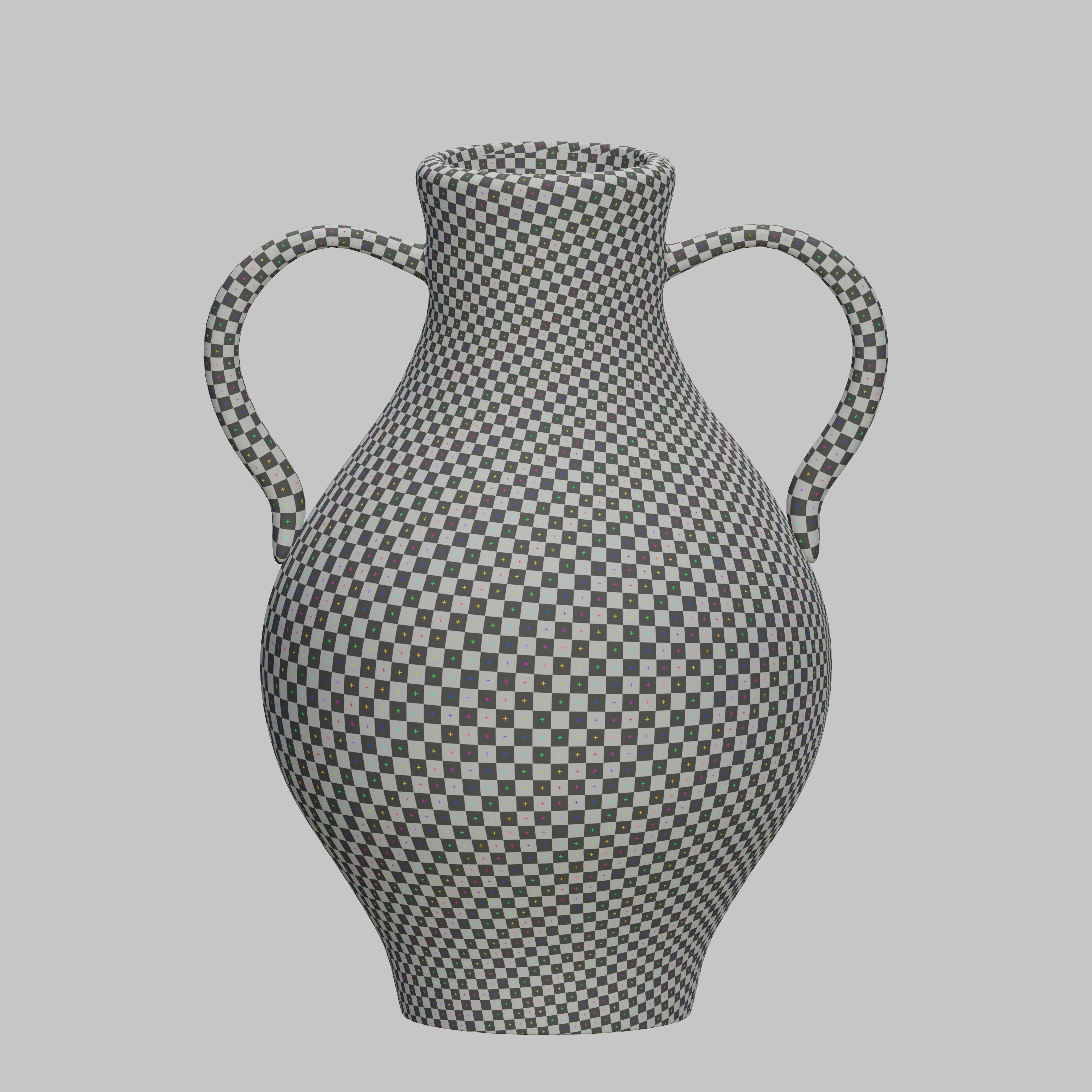 Old jug 04 Low-poly 3D model_8