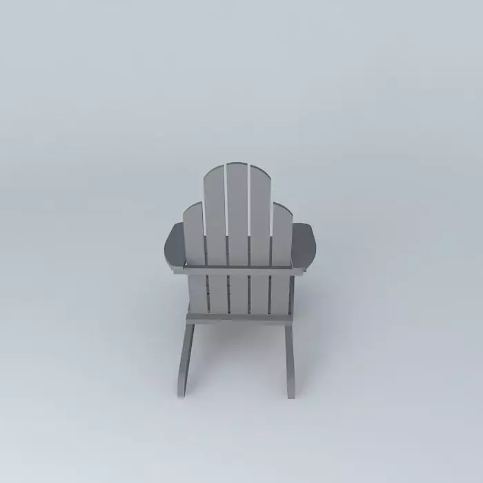Adirondack lounge chair model Free 3D model