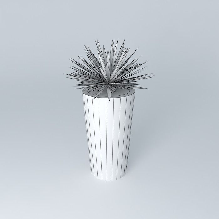 Highball with Agave Free 3D model_3