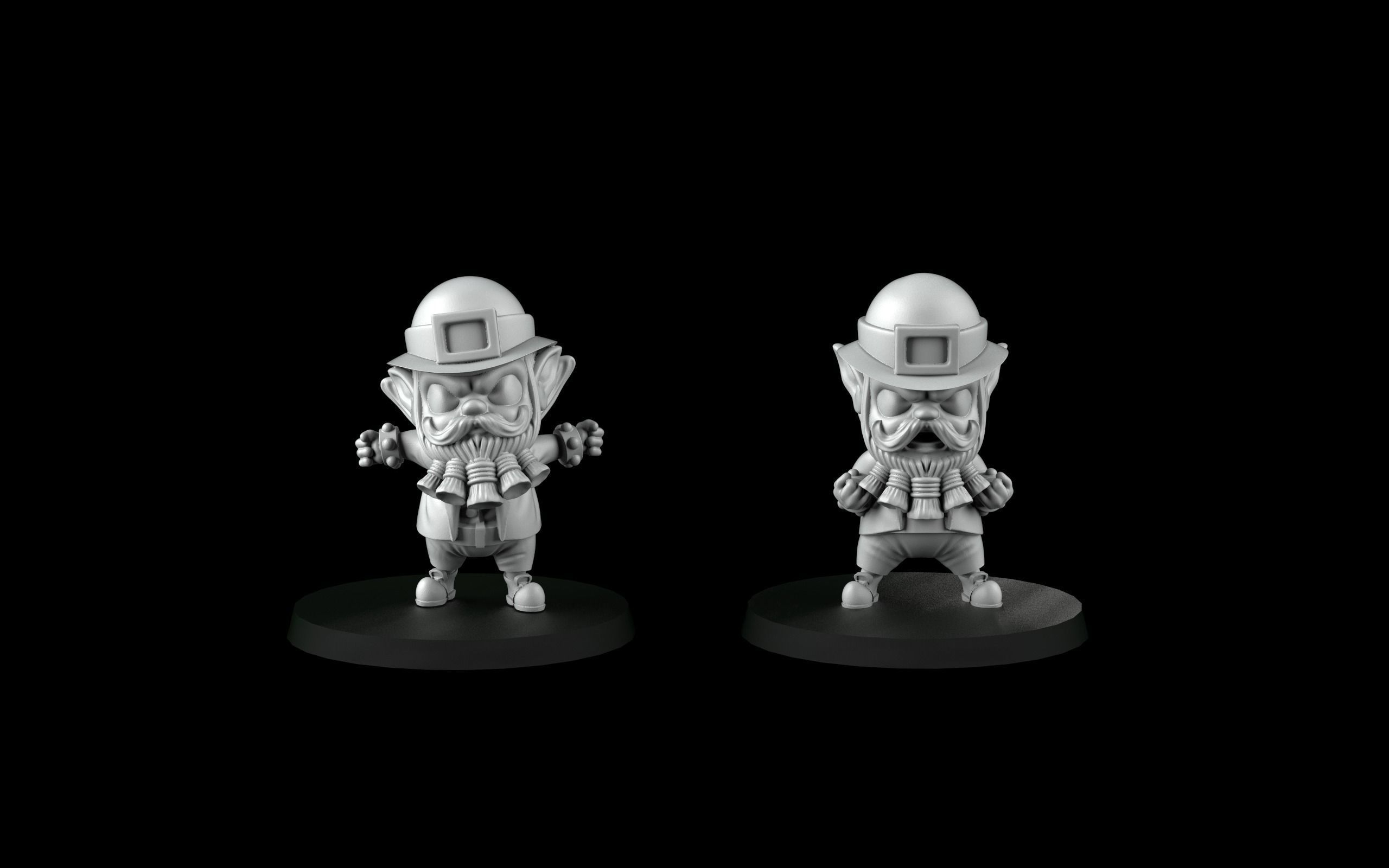 Slayer leprechauns 3D print model_1