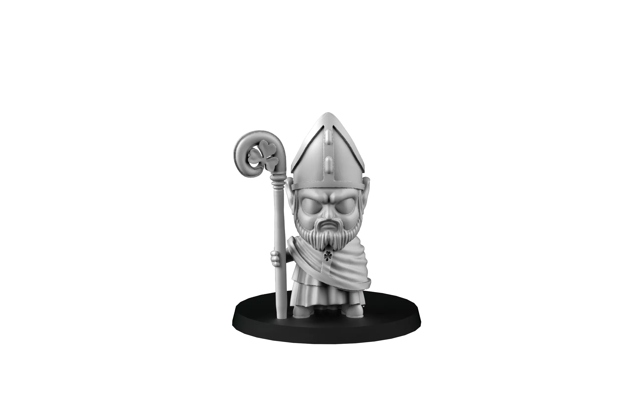 Staint patrick leprechaun 3D print model_0