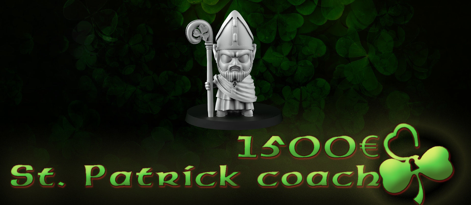 Staint patrick leprechaun 3D print model_1