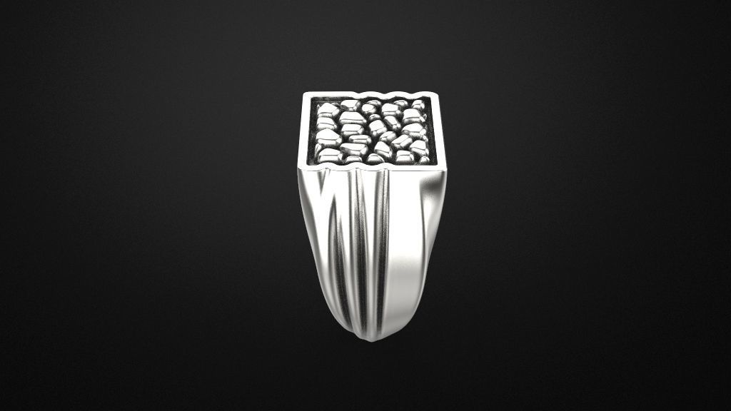 men rings 3 models 3D print model_22