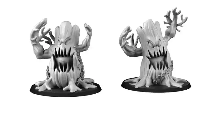 Treemans two miniatures of tree 3D print model