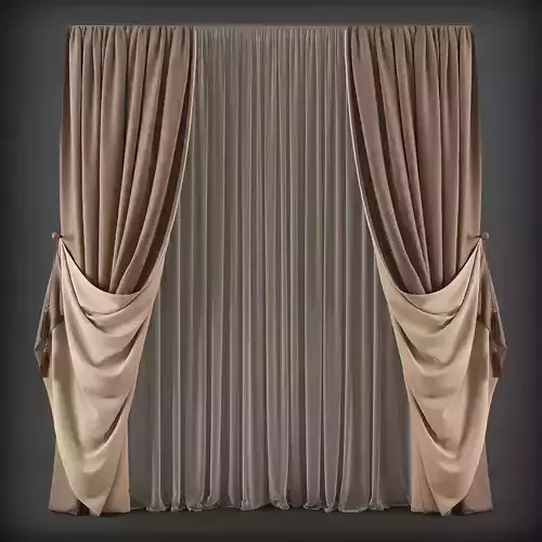 Curtain 3D model 115