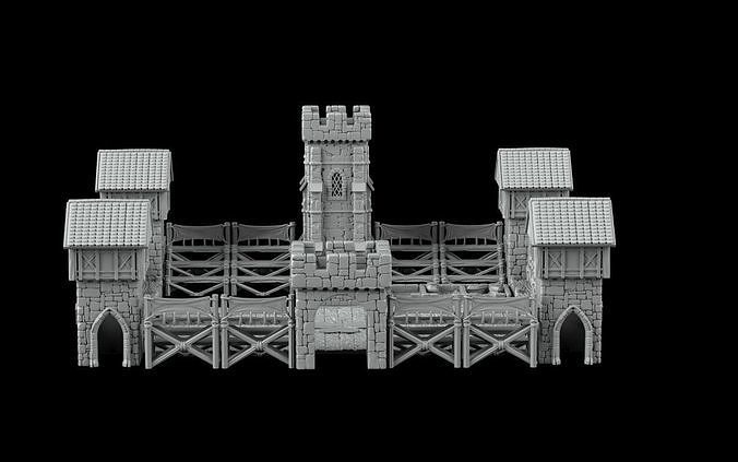 stadium - fortress of the leprechauns 3D print model