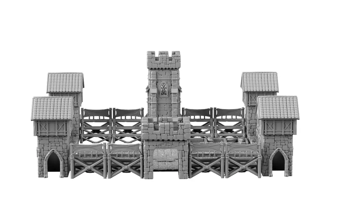 stadium - fortress of the leprechauns 3D print model_0