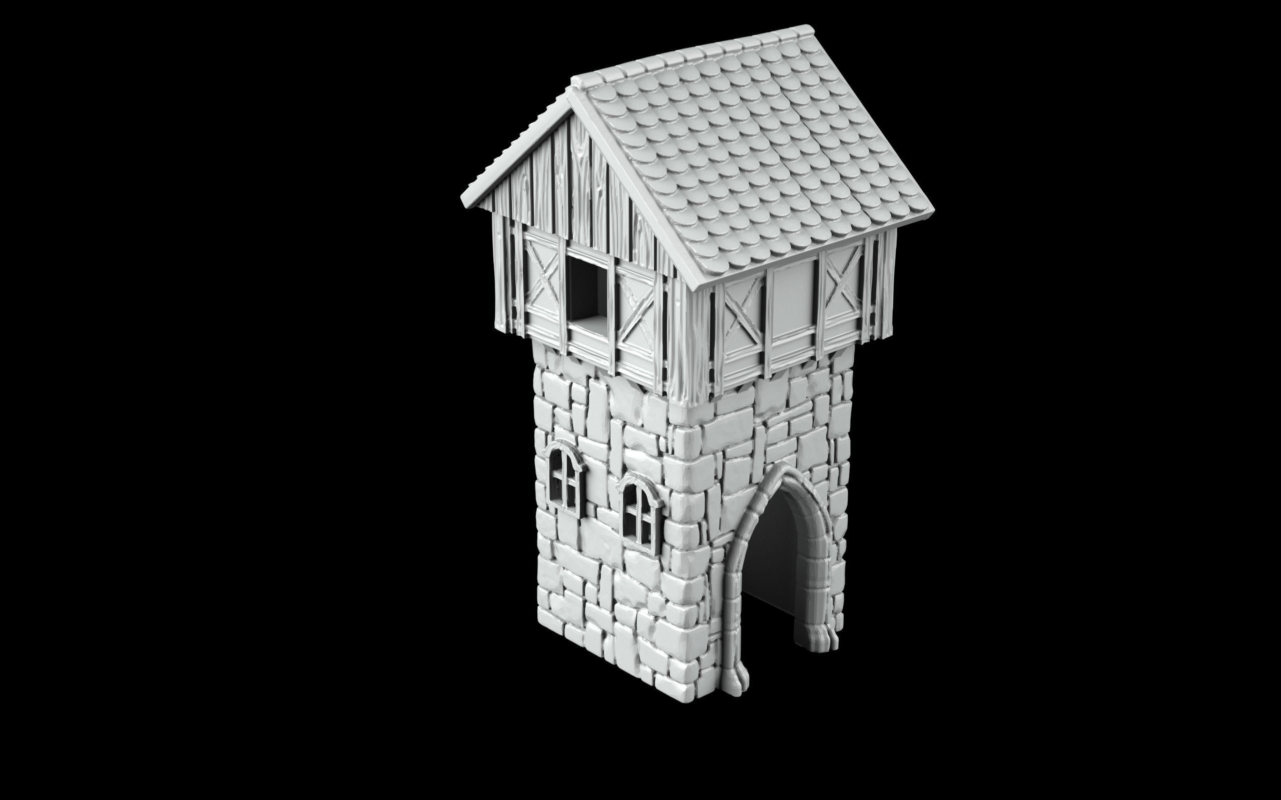 stadium - fortress of the leprechauns 3D print model_12