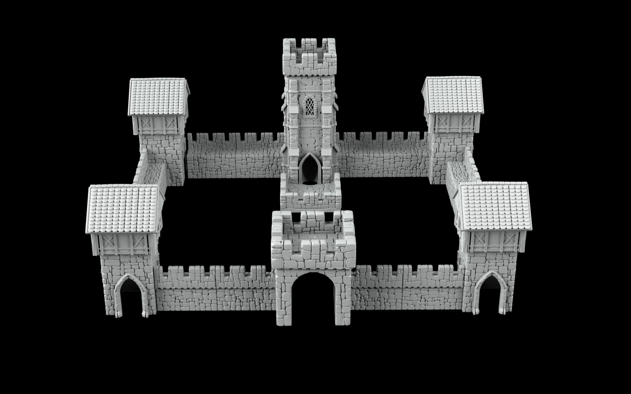 stadium - fortress of the leprechauns 3D print model_14