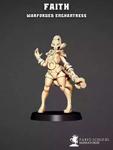 Faith - Warforged Enchantress 3D print model