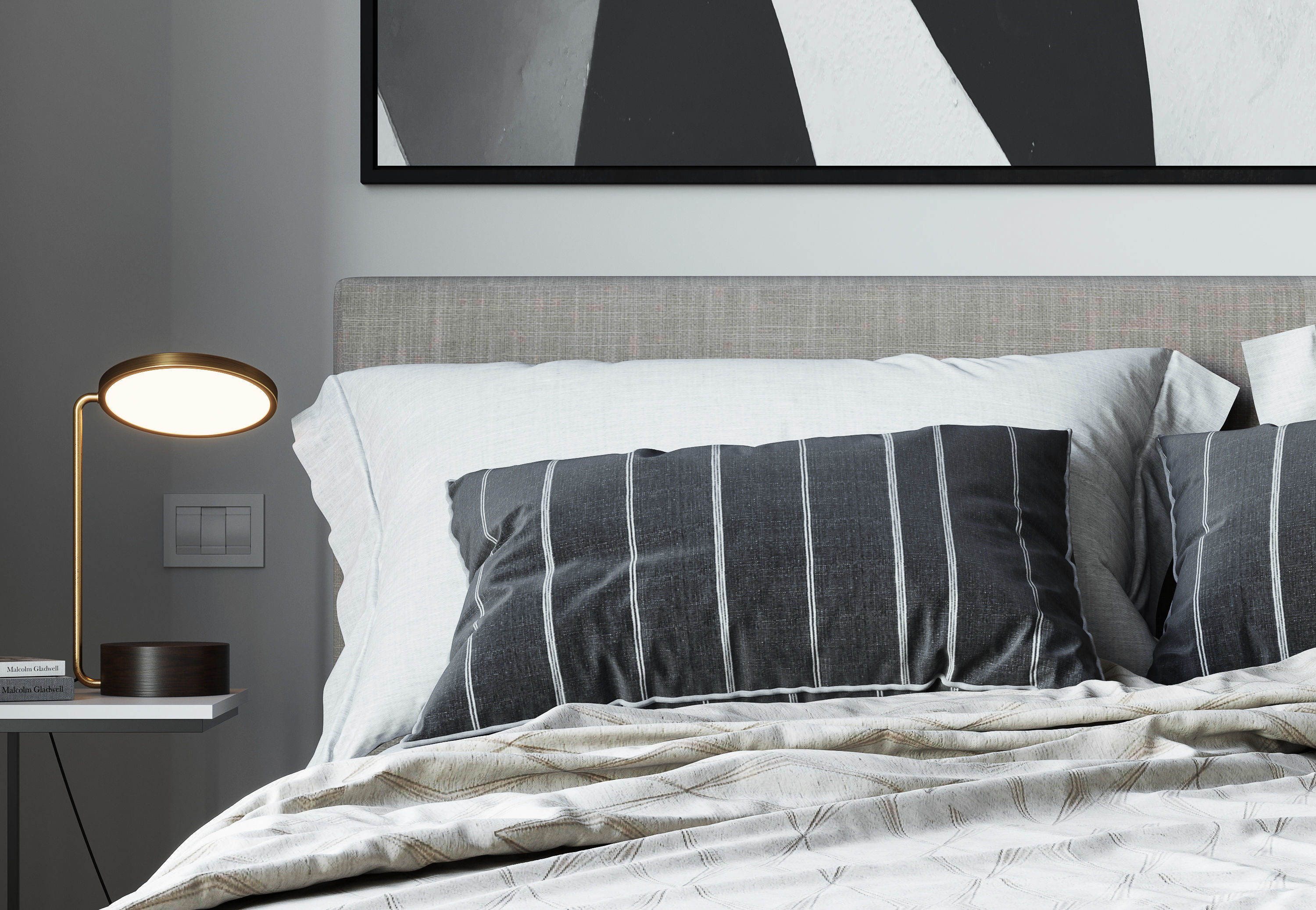 New York Apartment interior scene 3D model_4