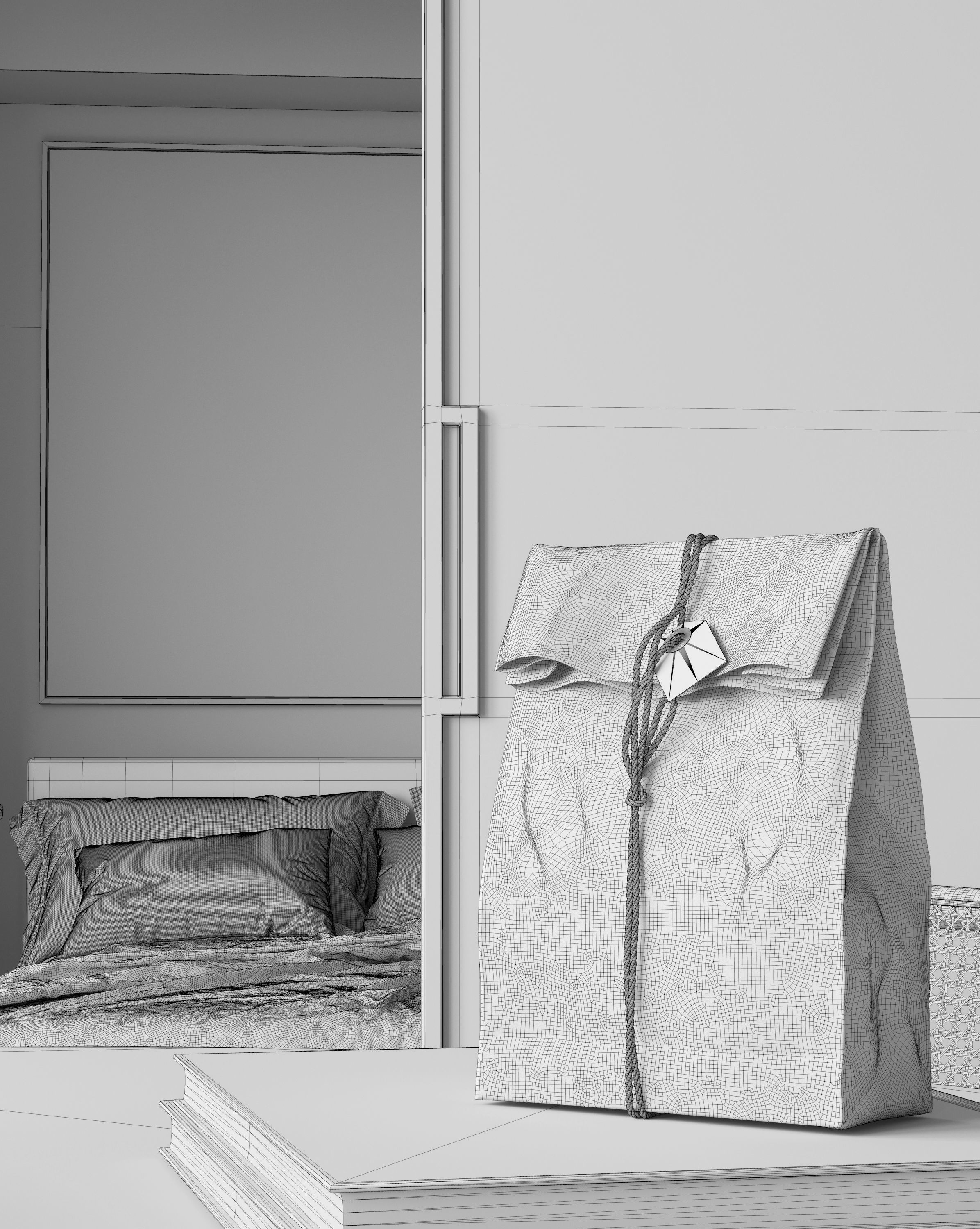 New York Apartment interior scene 3D model_9